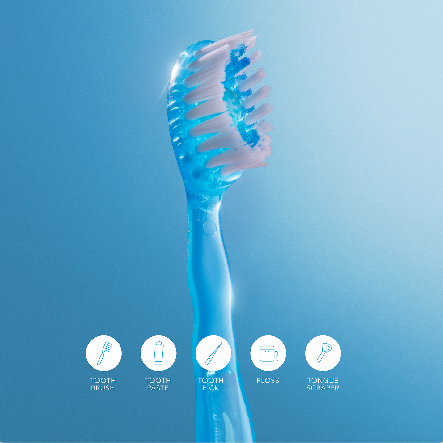 5-in-1 Disposable Mini Brushes with Built-in Toothpaste