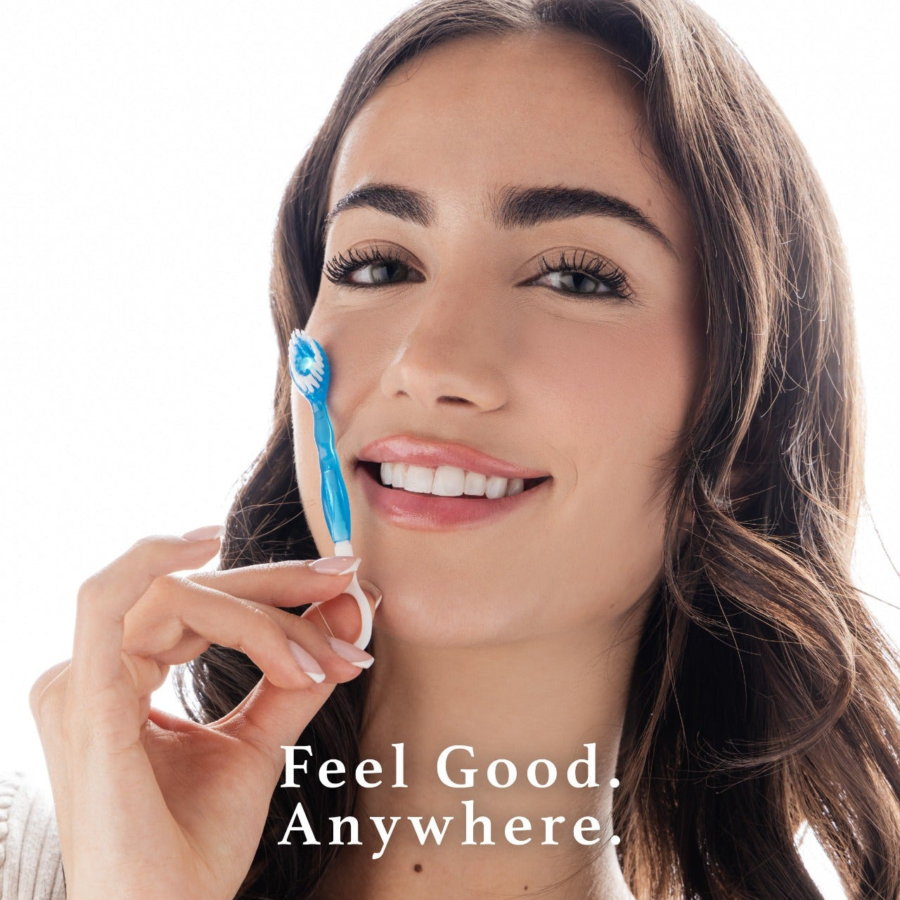 5-in-1 Disposable Mini Brushes with Built-in Toothpaste